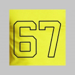 Six Seven 67 pánske tričko 100%bavlna Fruit of The Loom Six Seven 67 pánske tričko 100%bavlna Fruit of The Loom